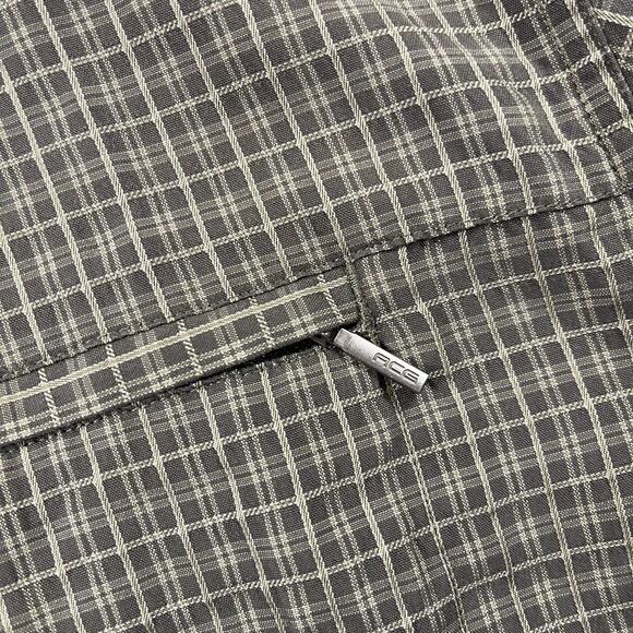 Nike ACG Shirt Mens XL Short Sleeve Plaid green Button - Picture 8 of 12